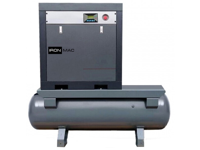 Компрессор винтовой блочный (без осушки) IronMac IC 15/10 DIGI 500L IP65 прямой