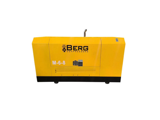 Передвижной дизельный компрессор BERG М-6-8